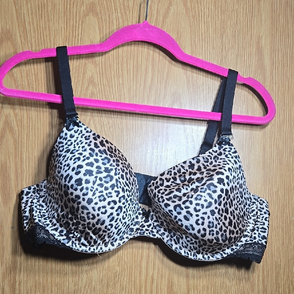 Paramour 42D Animal print underwire padded bra